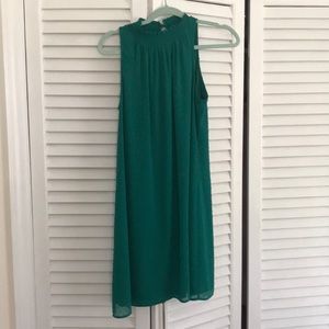 Anthropologie beautiful green dress